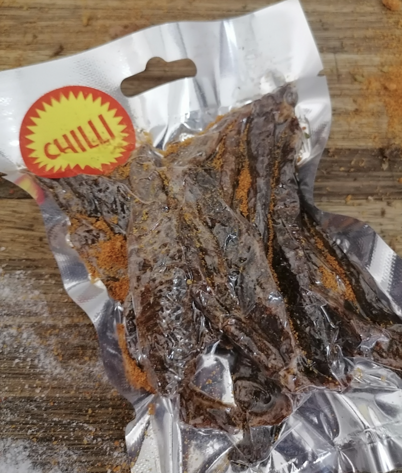 Vacuum Packed Beef Chilli Sticks 80g Biltong & Nut Hut